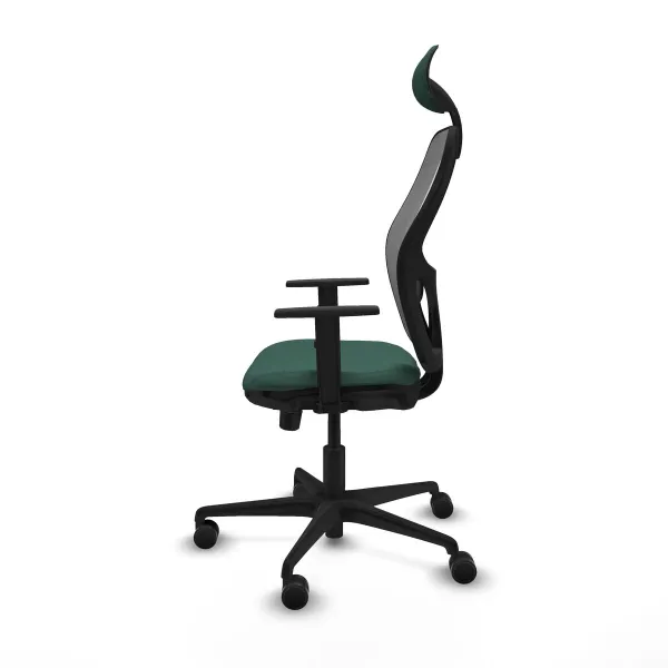 Office Chair with Headrest Jorquera Piqueras y Crespo 1D036N1 Green
