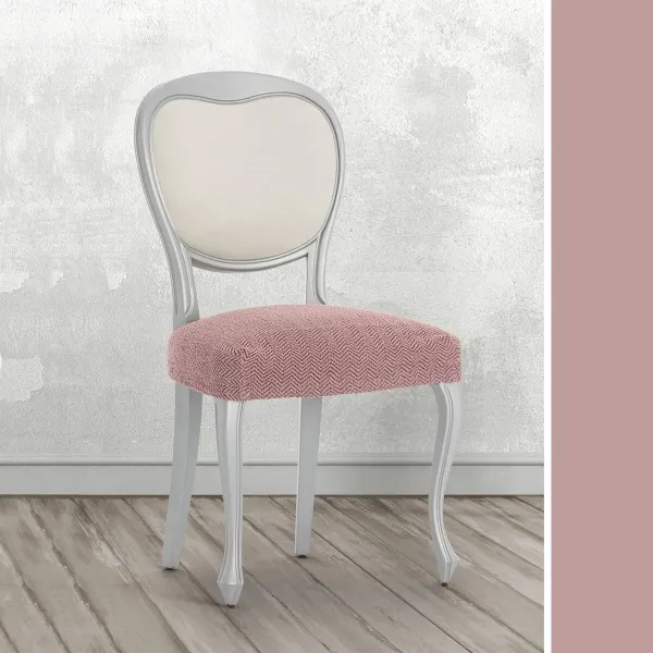 Chair Cover Eysa JAZ Pink 50 x 5 x 50 cm 2 Units