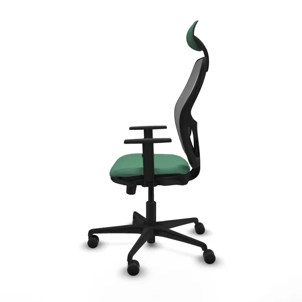 Office Chair with Headrest Jorquera Piqueras y Crespo 1D036N1 Emerald Green