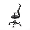 Office Chair with Headrest Jorquera Piqueras y Crespo 1D036N1 Dark grey
