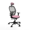 Office Chair with Headrest Jorquera Piqueras y Crespo 1D036N1 Pink