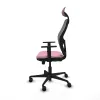 Office Chair with Headrest Jorquera Piqueras y Crespo 1D036N1 Pink