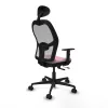 Office Chair with Headrest Jorquera Piqueras y Crespo 1D036N1 Pink