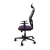 Office Chair with Headrest Jorquera Piqueras y Crespo 1D036N1 Purple