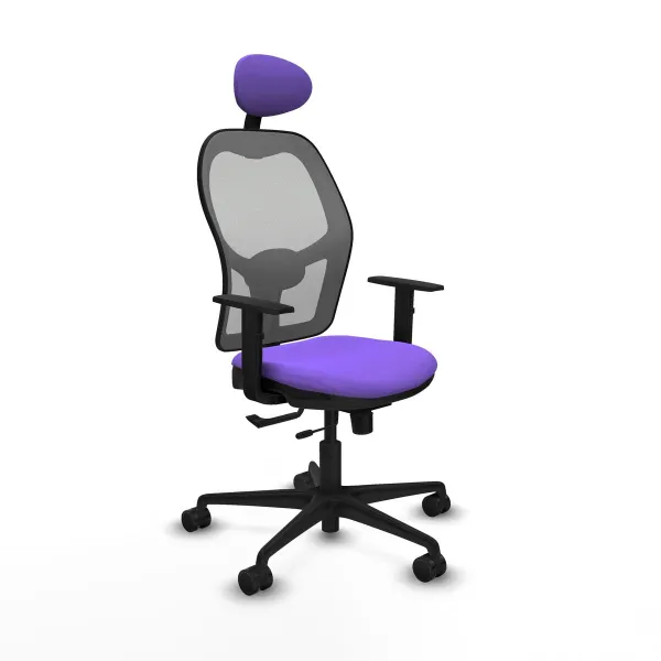 Office Chair with Headrest Jorquera Piqueras y Crespo 1D036N1 Lilac