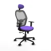 Office Chair with Headrest Jorquera Piqueras y Crespo 1D036N1 Lilac