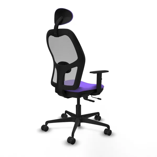 Office Chair with Headrest Jorquera Piqueras y Crespo 1D036N1 Lilac