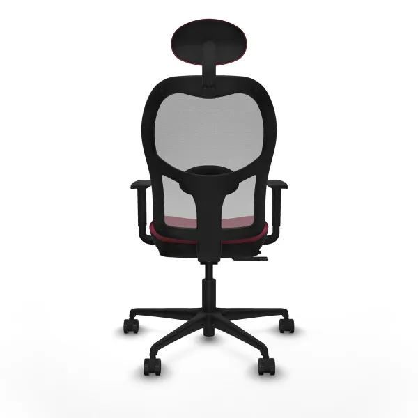 Office Chair with Headrest Jorquera Piqueras y Crespo 1D036N1 Maroon