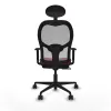 Office Chair with Headrest Jorquera Piqueras y Crespo 1D036N1 Maroon