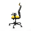 Office Chair with Headrest Jorquera Piqueras y Crespo 3D036G2 Yellow