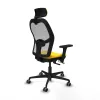Office Chair with Headrest Jorquera Piqueras y Crespo 3D036G2 Yellow