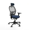 Office Chair with Headrest Jorquera Piqueras y Crespo 3D036G2 Navy Blue