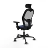 Office Chair with Headrest Jorquera Piqueras y Crespo 3D036G2 Navy Blue