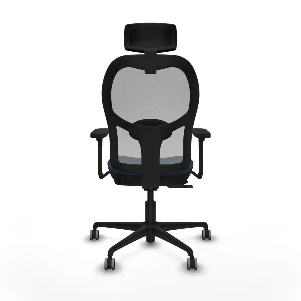 Office Chair with Headrest Jorquera Piqueras y Crespo 3D036G2 Navy Blue