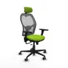 Office Chair with Headrest Jorquera Piqueras y Crespo 3D036G2 Pistachio