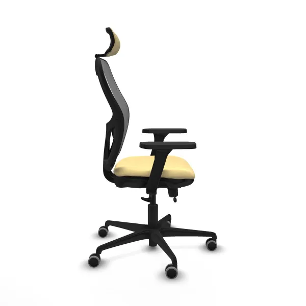 Office Chair with Headrest Jorquera Piqueras y Crespo 3D036G2 Cream