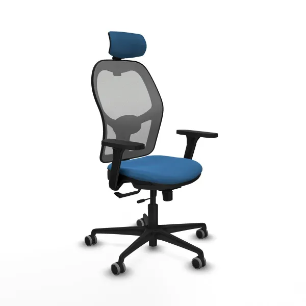 Office Chair with Headrest Jorquera Piqueras y Crespo 3D036G2 Light Blue