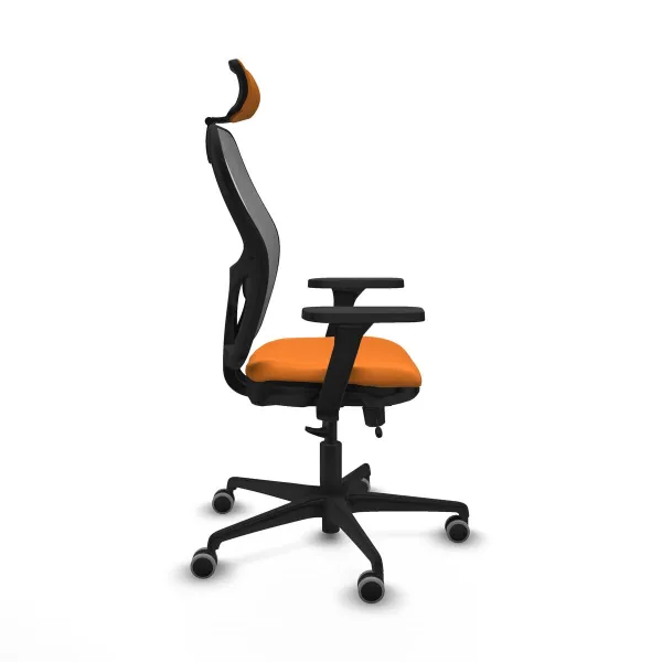 Office Chair with Headrest Jorquera Piqueras y Crespo 3D036G2 Orange