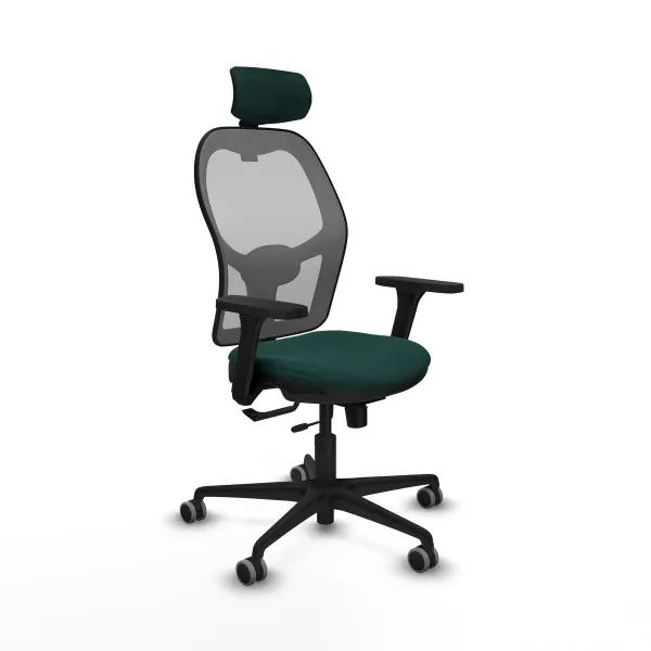 Office Chair with Headrest Jorquera Piqueras y Crespo 3D036G2 Green
