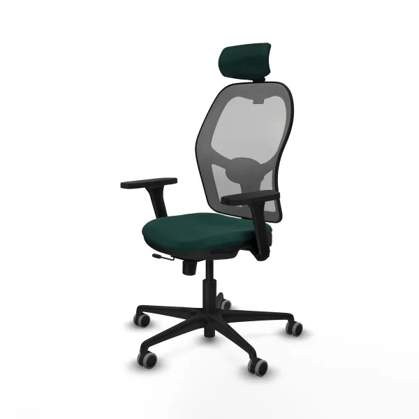 Office Chair with Headrest Jorquera Piqueras y Crespo 3D036G2 Green