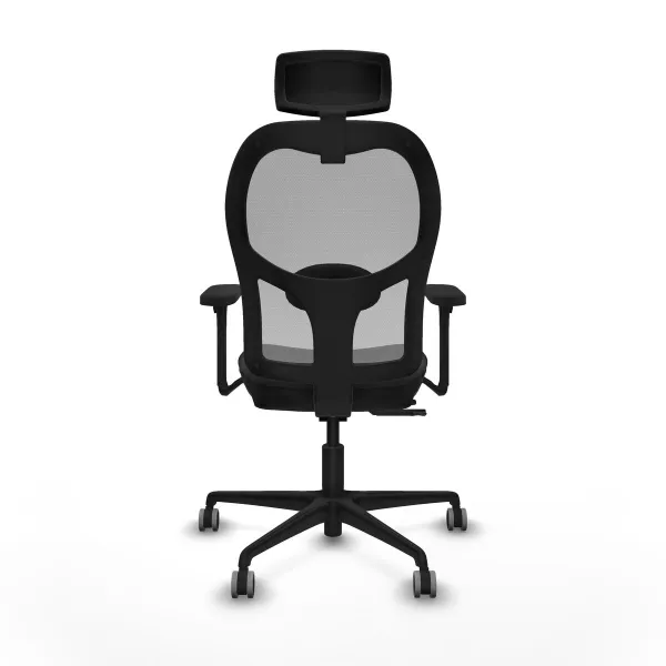 Office Chair with Headrest Jorquera Piqueras y Crespo 3D036G2 Dark grey