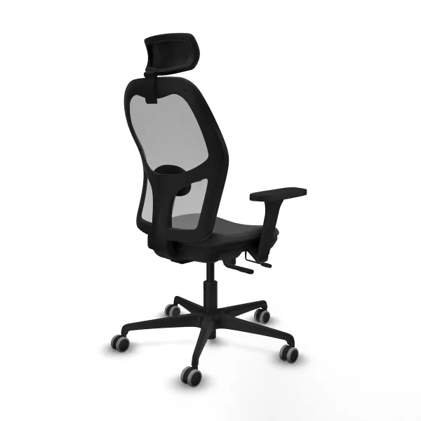 Office Chair with Headrest Jorquera Piqueras y Crespo 3D036G2 Dark grey