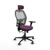 Office Chair with Headrest Jorquera Piqueras y Crespo 3D036G2 Purple