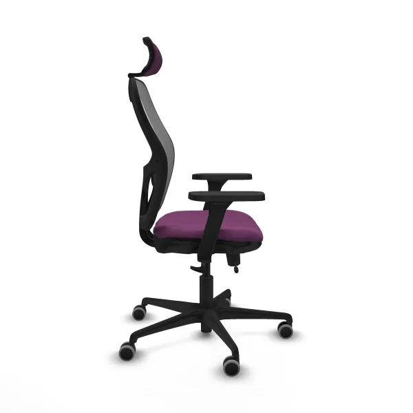 Office Chair with Headrest Jorquera Piqueras y Crespo 3D036G2 Purple