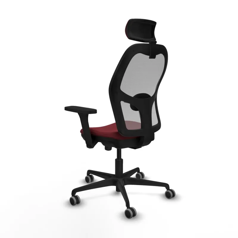 Office Chair with Headrest Jorquera Piqueras y Crespo 3D036G2 Maroon