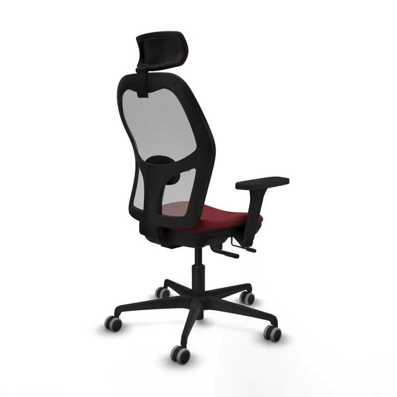 Office Chair with Headrest Jorquera Piqueras y Crespo 3D036G2 Maroon