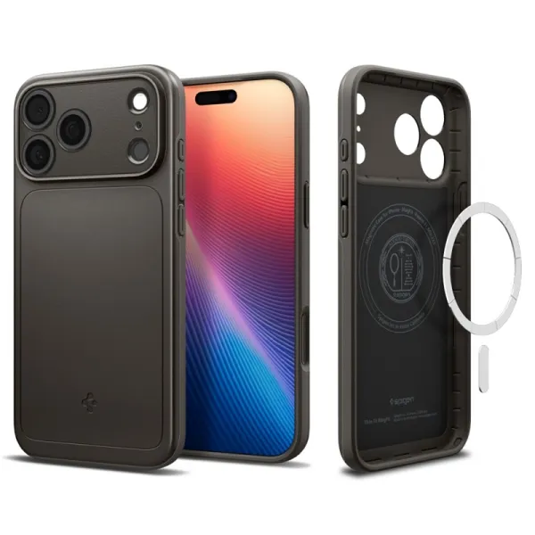 Spigen Thin Fit Mag MagSafe - Case for iPhone 17 Pro (Gunmetal)