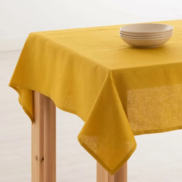 Tablecloth Belum Multicolour Mustard 100 x 150 cm