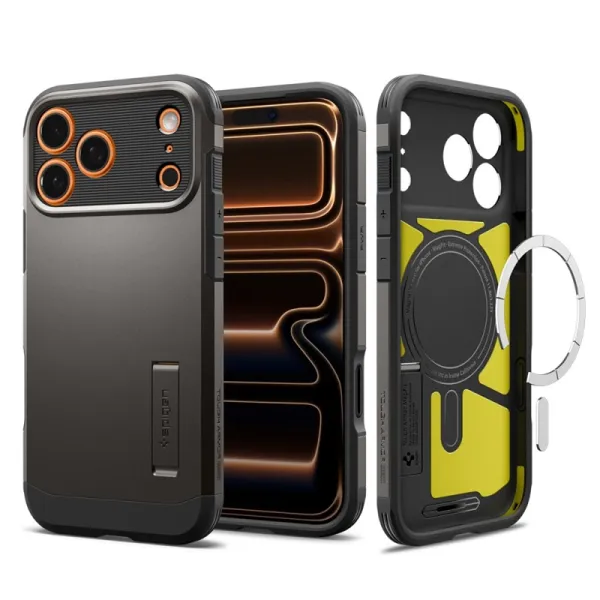 Spigen Tough Armor T Mag MagSafe - Case for iPhone 17 Pro (Gunmetal)