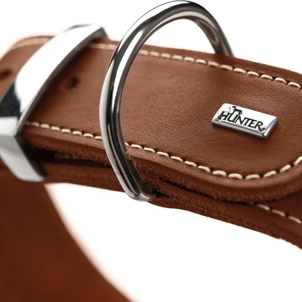 Šuns antkaklis Hunter Aalborg Cognac (24-30 cm)
