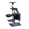 Cat scratching post Gloria Sinu Grey Polyester Wood Paper Plastic Sisal 7,5 cm 55 x 40 x 120 cm
