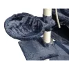 Kačių draskymo bokštas Gloria Sinu Pilka Poliesteris Medžio Popierius Plastmasinis Sizalis 7,5 cm 55 x 40 x 120 cm