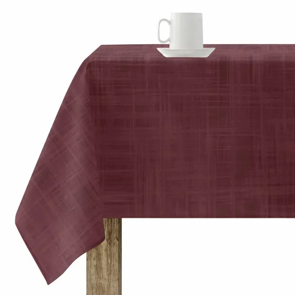 Stain-proof resined tablecloth Belum Burgundy 250 x 150 cm