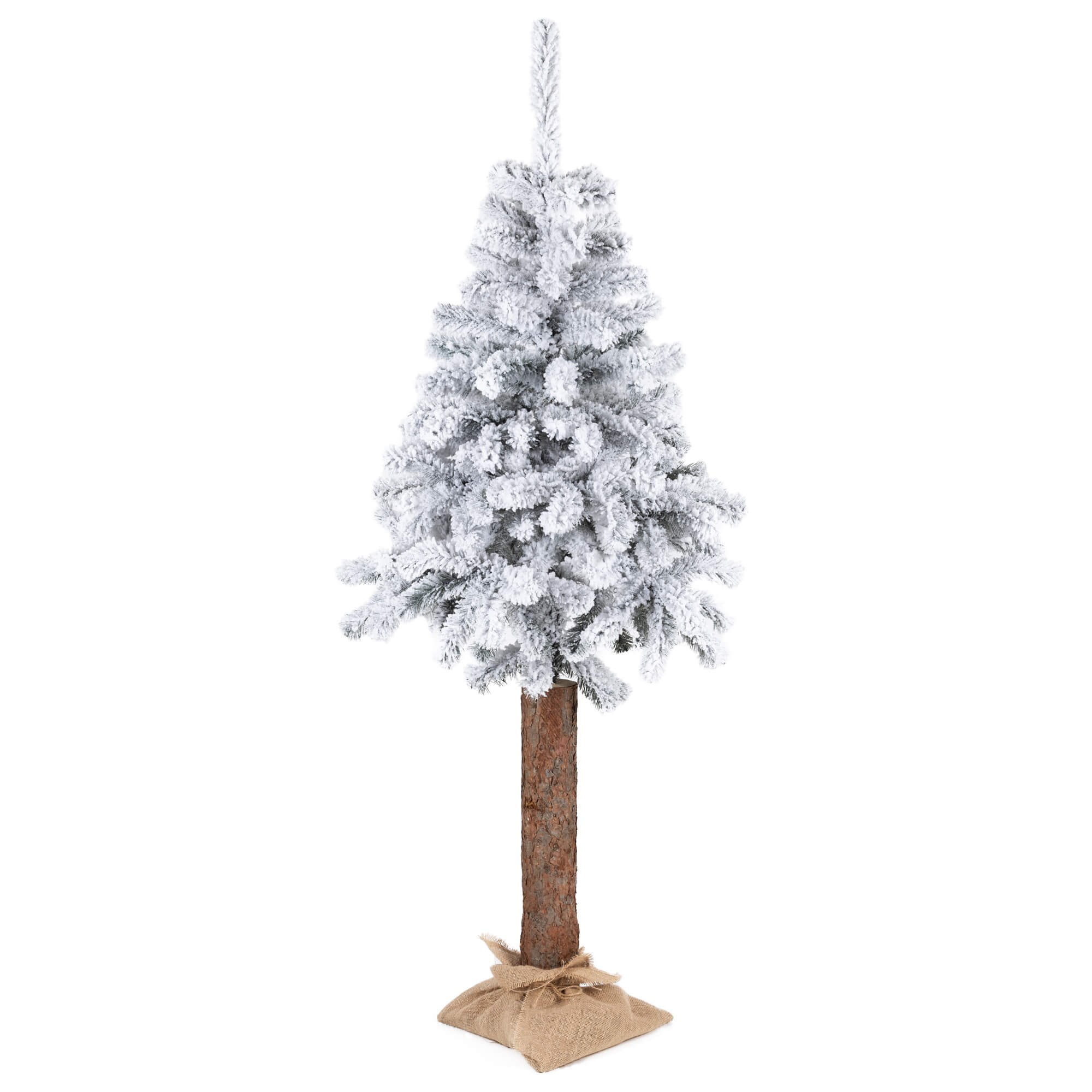 Artificial Christmas tree with snow Springos CT0202 on trunk 180 cm