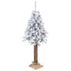 Artificial Christmas tree with snow Springos CT0202 on trunk 180 cm