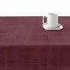 Stain-proof resined tablecloth Belum Burgundy 150 x 150 cm