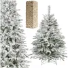 Artificial Snowy Christmas Tree Springos CT0222, LUX 12 | Buy online — Megaluks
