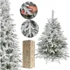 Artificial Snowy Christmas Tree Springos CT0222, LUX 12 | Buy online — Megaluks