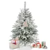 Artificial Snowy Christmas Tree Springos CT0222, LUX 12 | Buy online — Megaluks