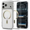 Spigen Ultra Hybrid Mag MagSafe - Case for iPhone 17 Pro (Clear/Gold)