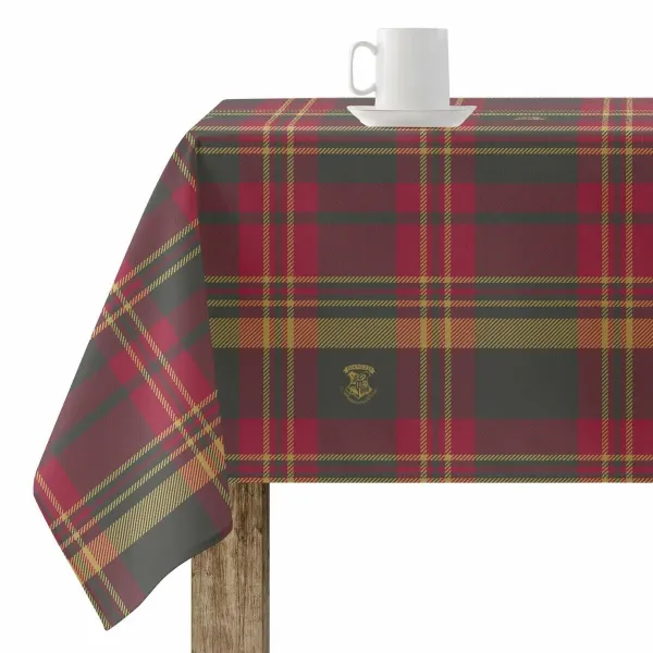 Stain-proof resined tablecloth Harry Potter Christmas in Hogwarts Multicolour 250 x 150 cm