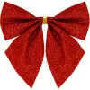 Christmas bows Springos CA1307, 8 x 8 cm, 6 pcs.