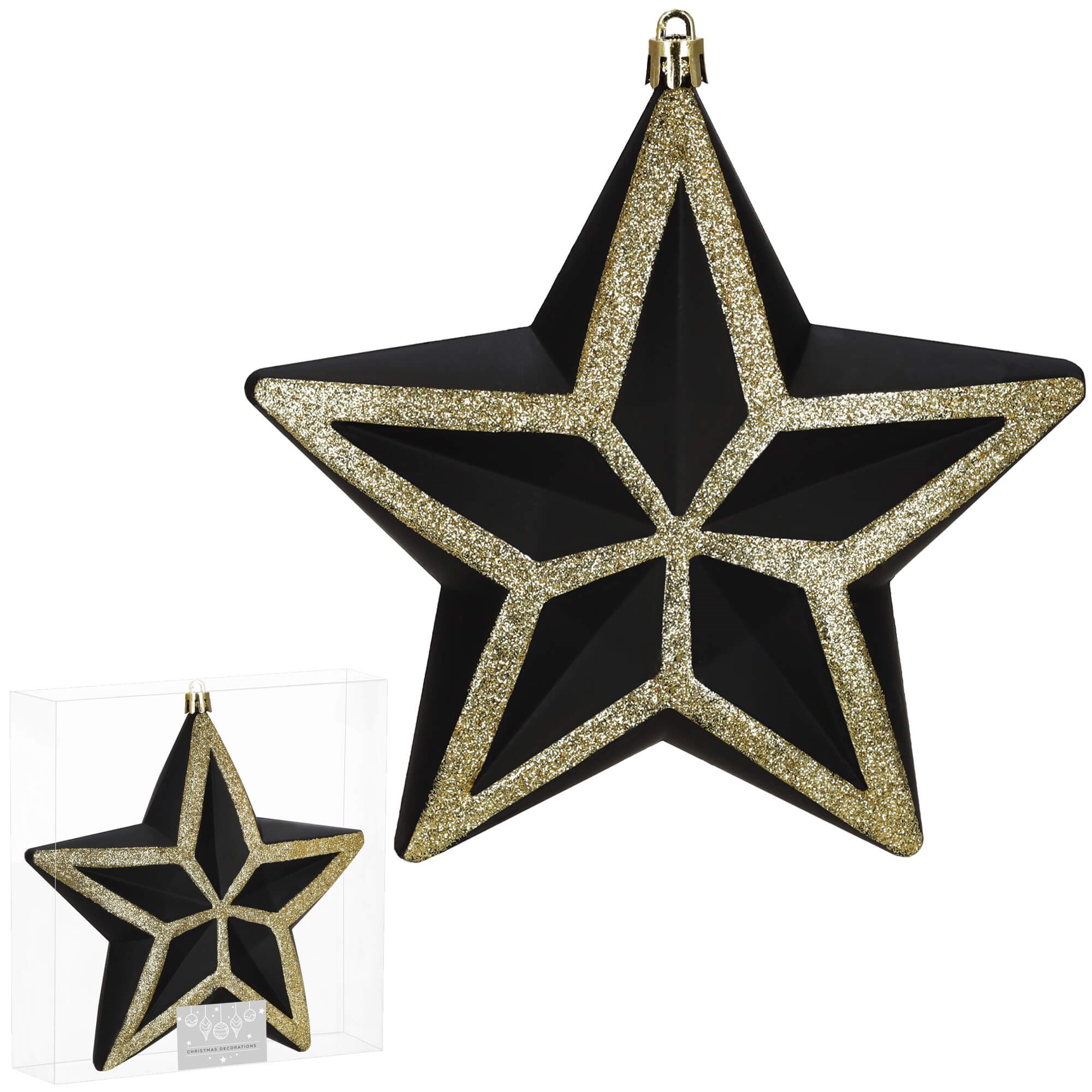 Christmas decoration star, Springos CA1381, 15 cm