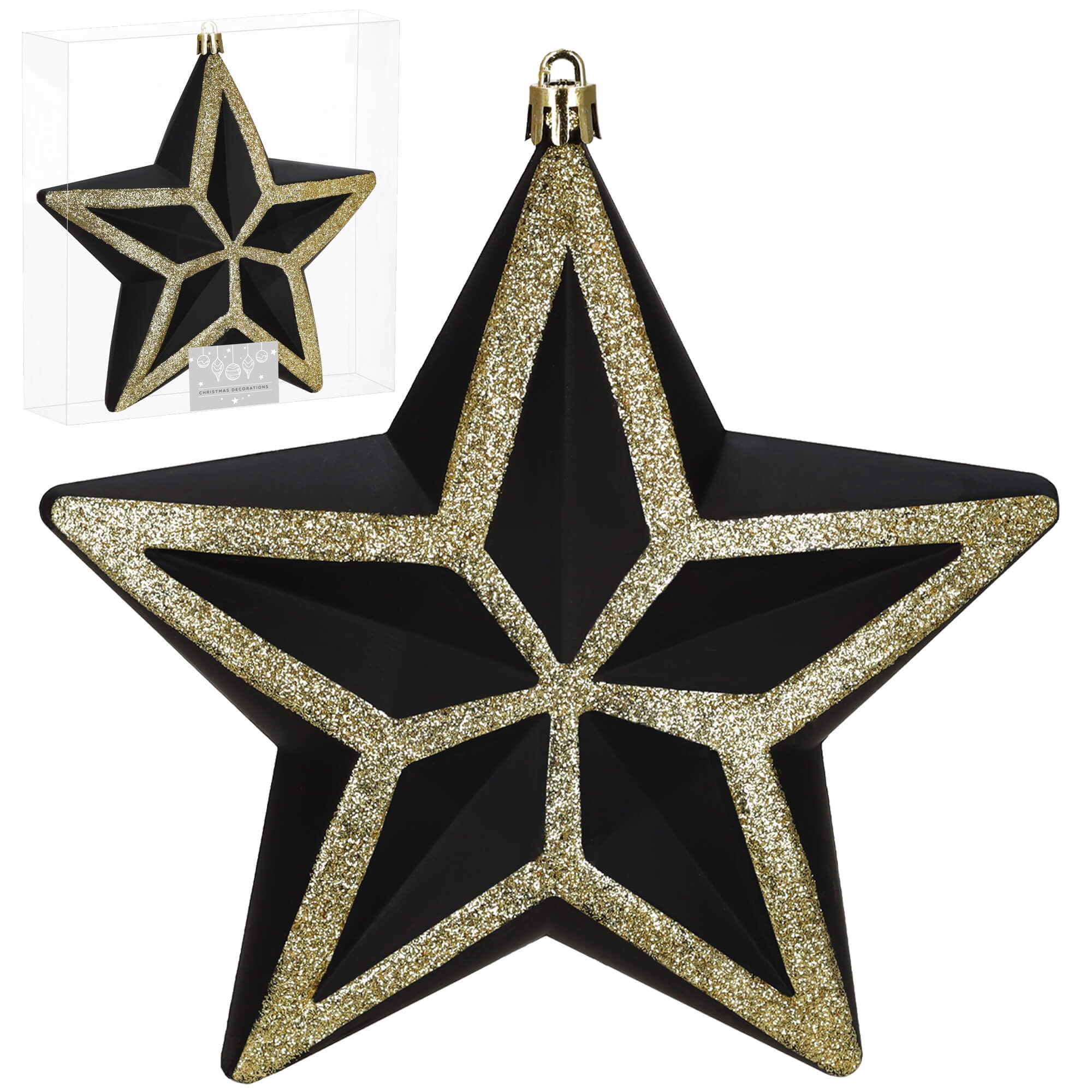 Christmas decoration star, Springos CA1381, 15 cm