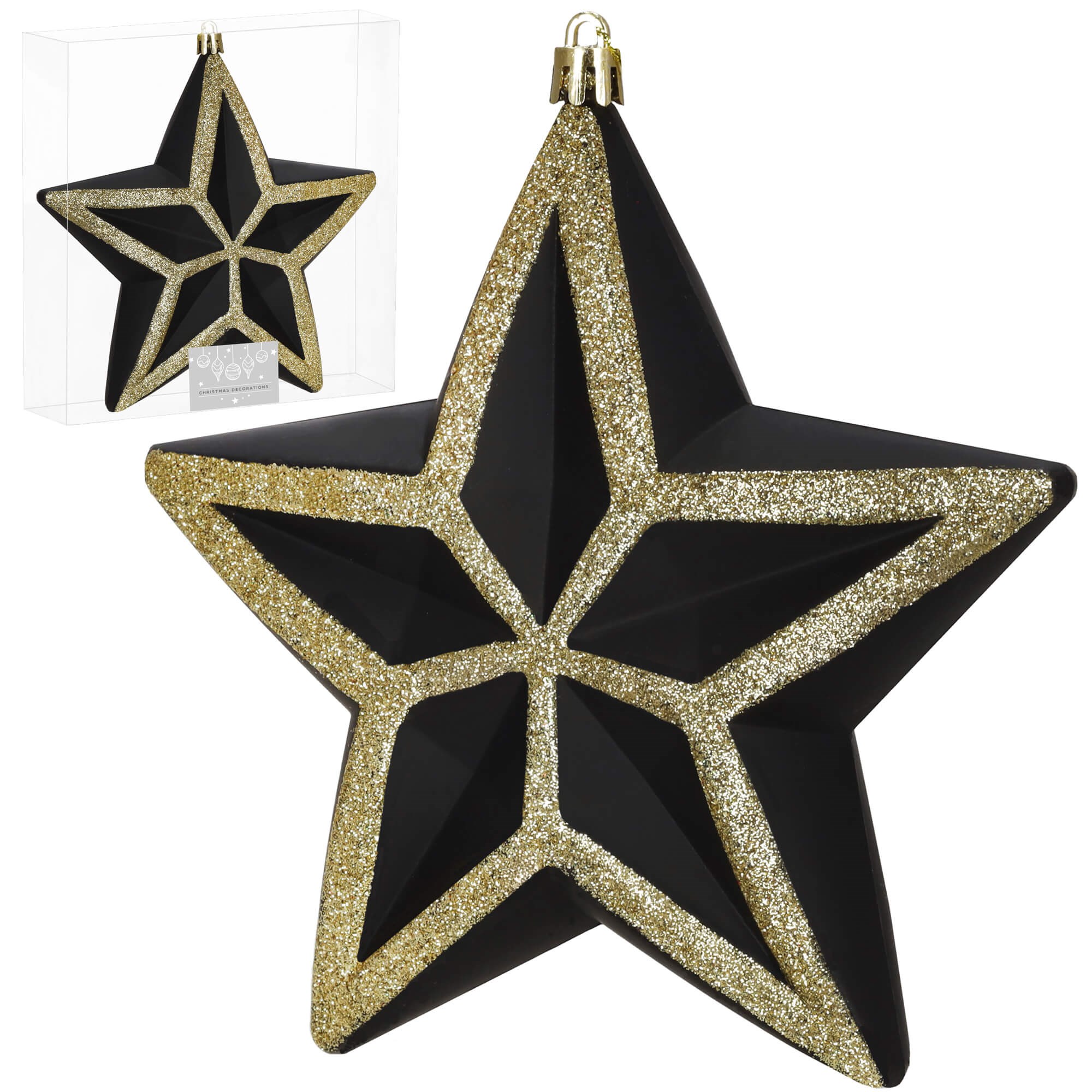Christmas decoration star, Springos CA1381, 15 cm