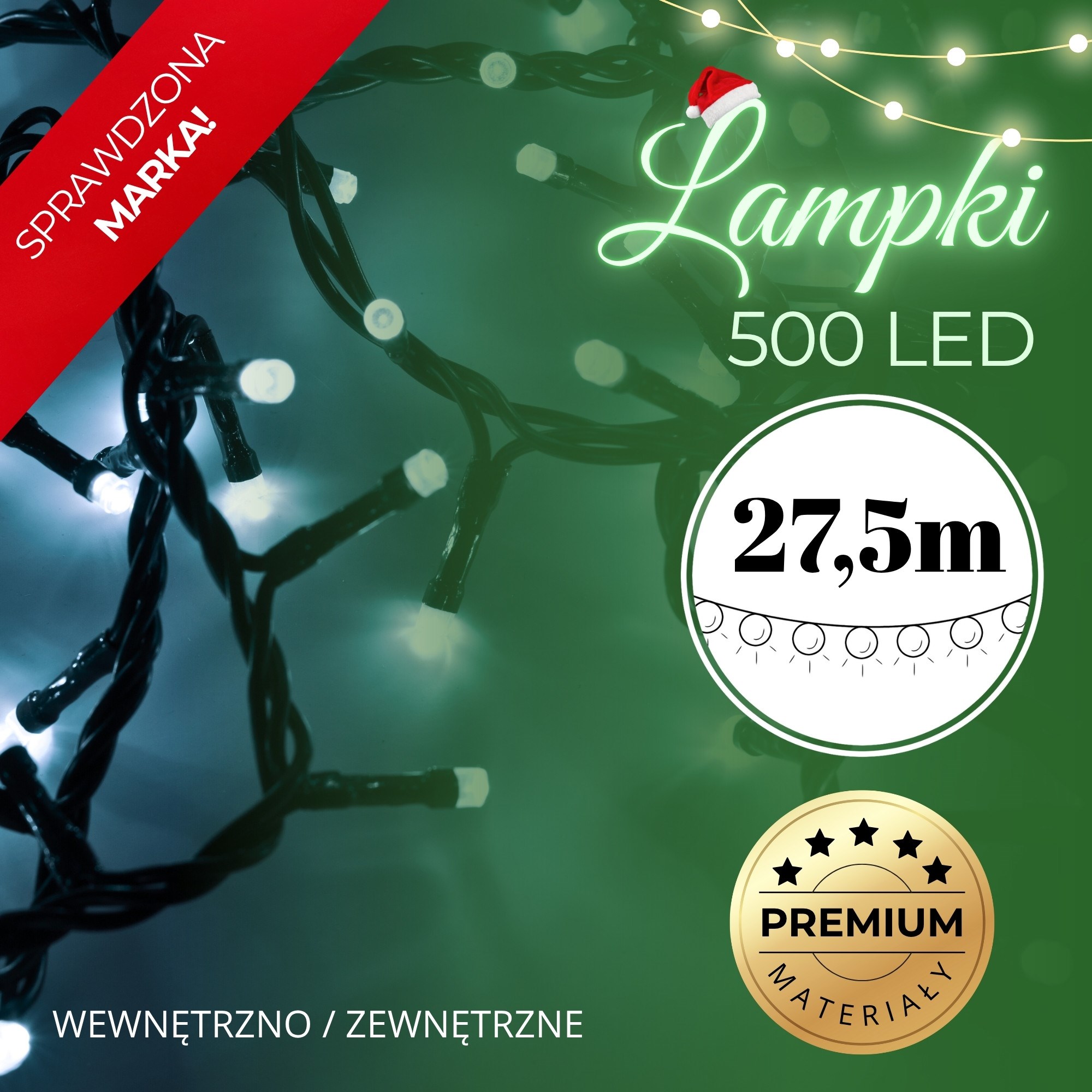 Springos Christmas lights 500 LED